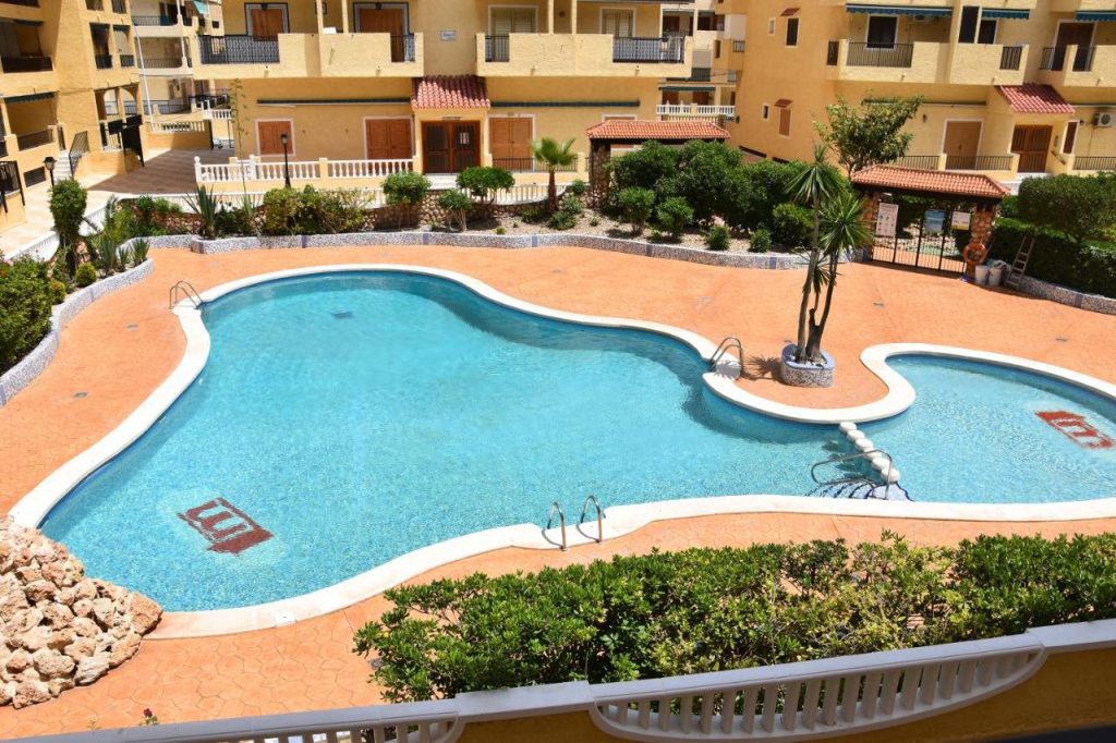 Pool from balcony