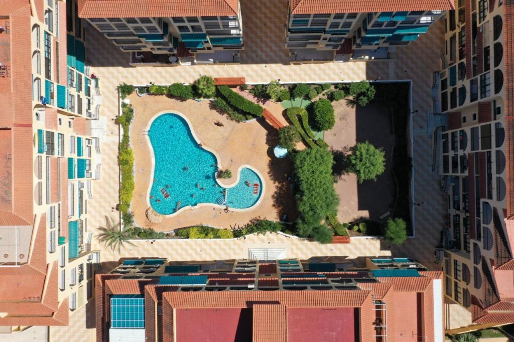 Pool from above
